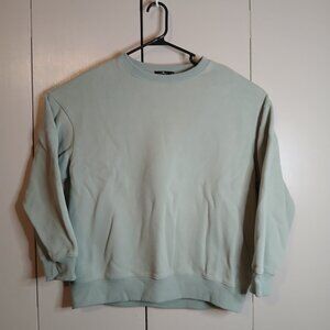 NWOT Trendy Queen Women's Medium Teal Pullover Sweatshirt (0417G)